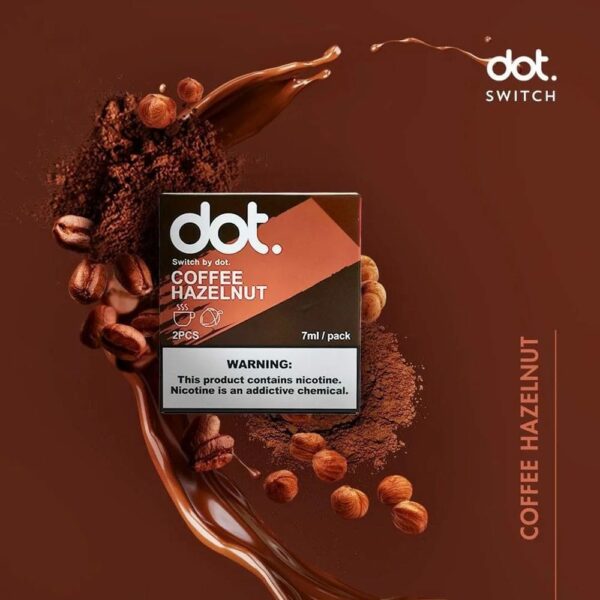 Dotswitch Pod Juice Brown Label 12mg Coffee Hazelnut