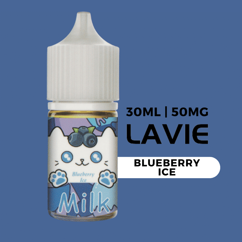 Lavie Milk saltnic 30ml 50mg Blueberry Ice